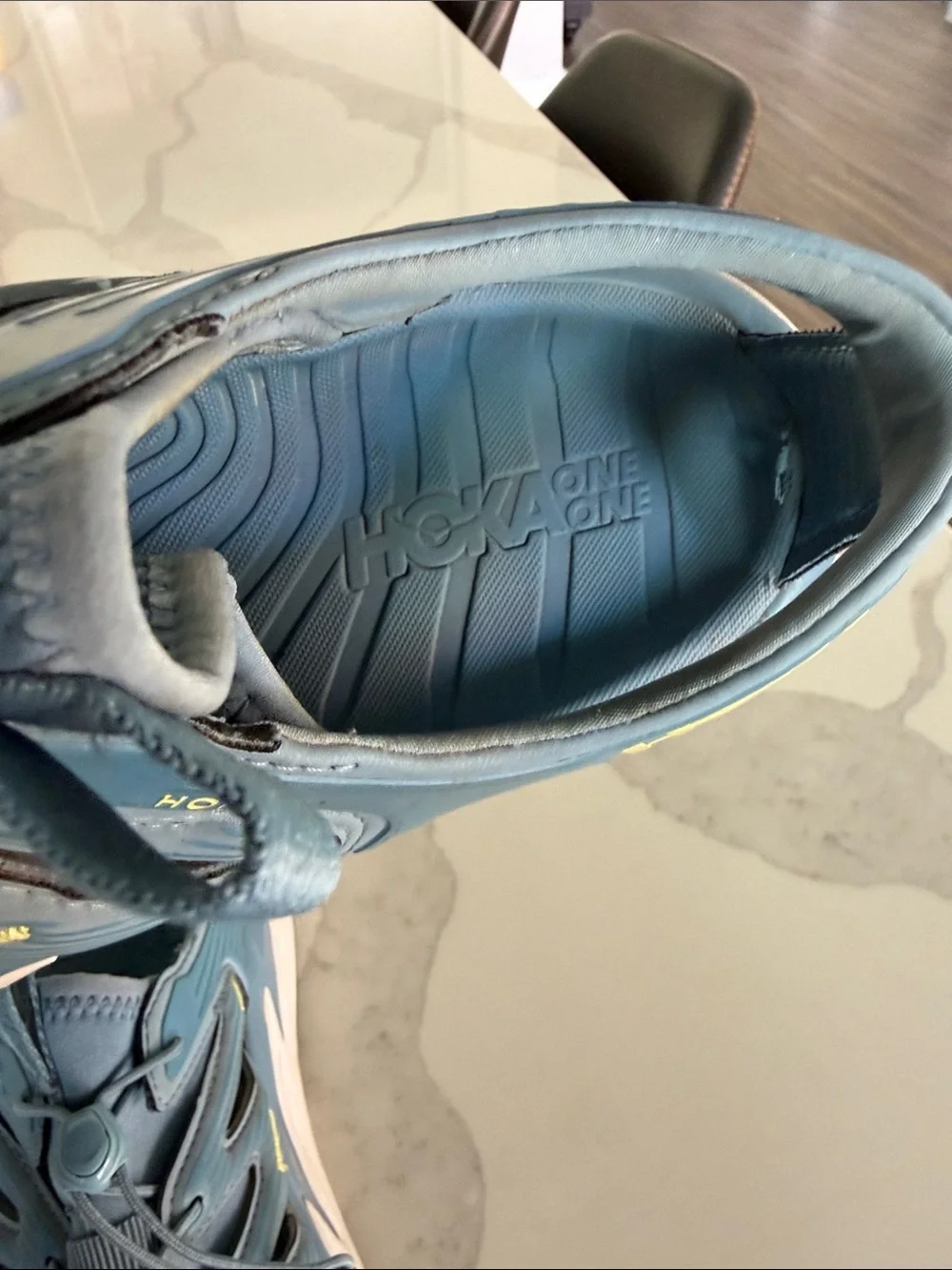 HOKA One One Hopara Women’s Blue Athletic Slip-on Trail Hiking Sandals. Sz 9.5